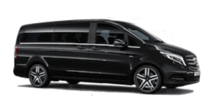 Van noir class V service chauffeur privé, vip