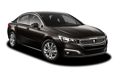 Peugeot noire chauffeur prive de luxe
